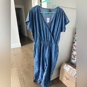 J. crew mercantile Blue Denim Jumpsuit